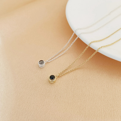 Custom Photo Projection Necklace