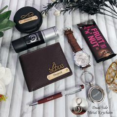 Executive Luxe Italian Leather Essentials Kit