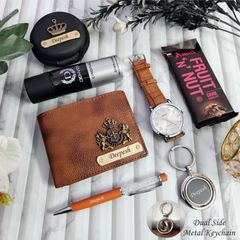 Executive Luxe Italian Leather Essentials Kit