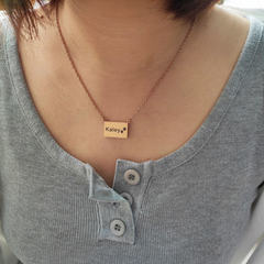 Personalized Hidden Message Photo Necklace