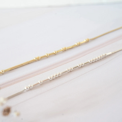 Personalized Morse Code Name Necklace