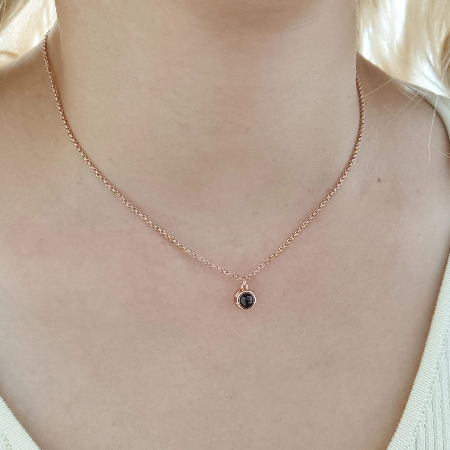 Custom Photo Projection Necklace