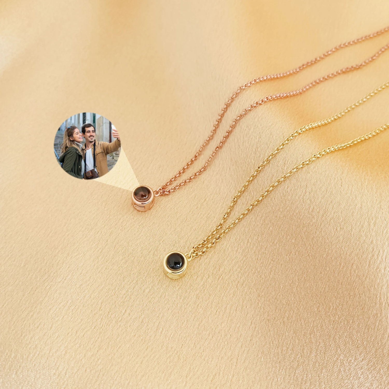 Custom Photo Projection Necklace