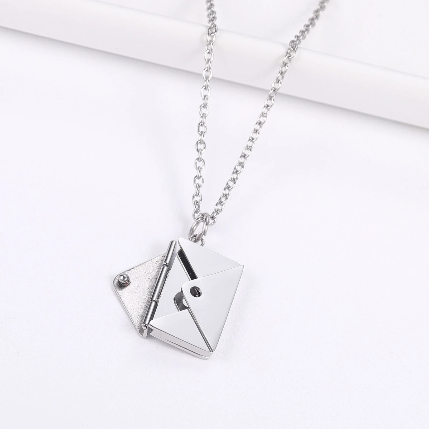 Envelope Hidden Message Necklace