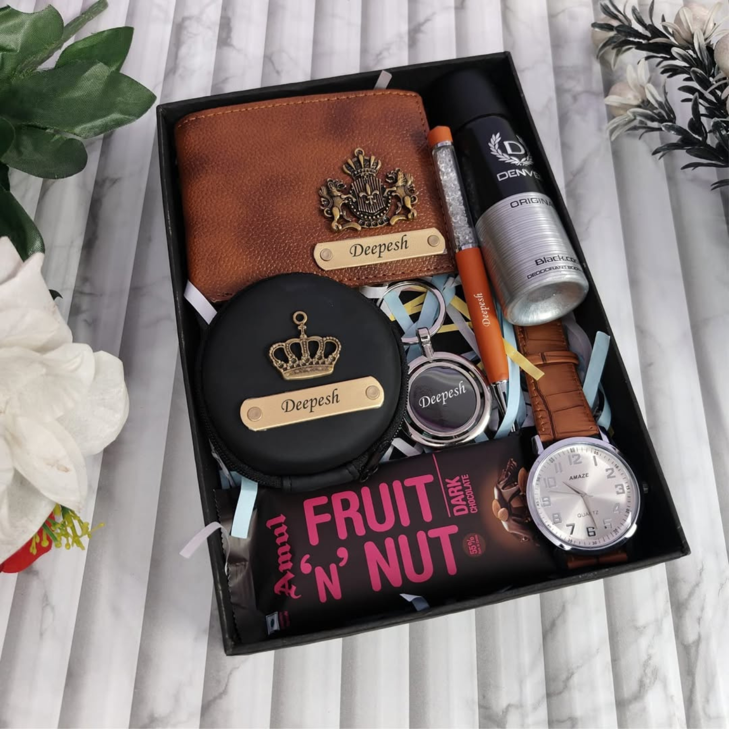 Executive Luxe Italian Leather Essentials Kit