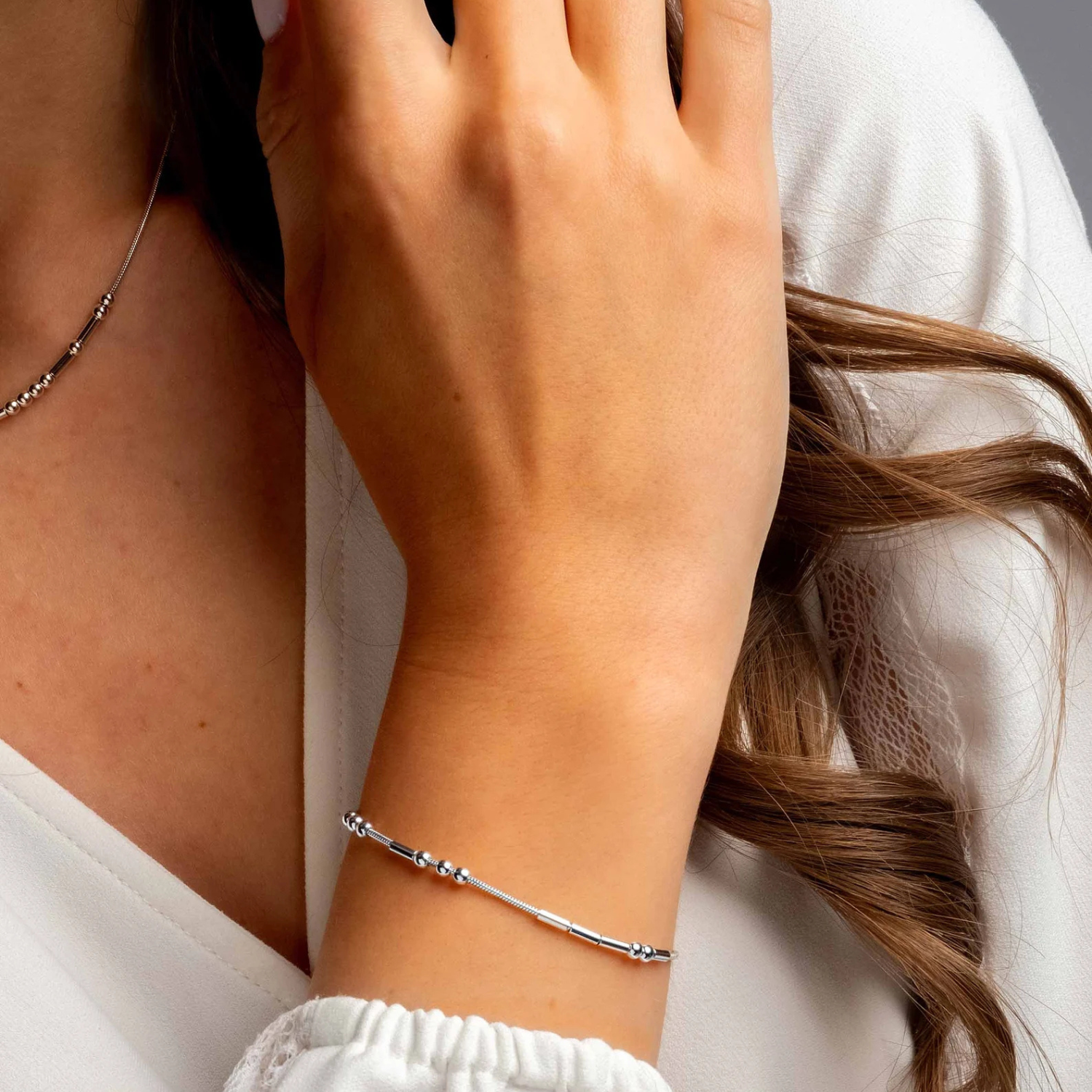 Personalized Morse Code Name Necklace